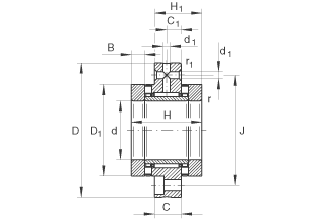 ZARF—滾針與推力圓柱滾子軸承